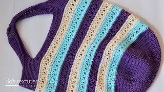 Carefree Market Bag Crochet Pattern [upl. by Callas]