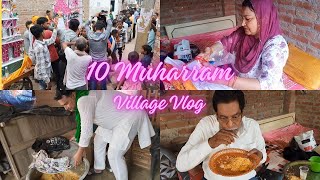 10 Muharram  Ashura  Village Vlog  Distribution  Funny Moments🤣 2024  aafreenKiduniya [upl. by Emaj47]