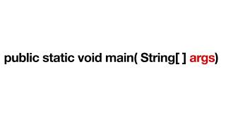 public static void mainString args [upl. by Amihc859]