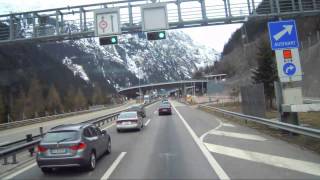 Crossing the Gotthardtunnel by Truck North  South [upl. by Bradshaw670]