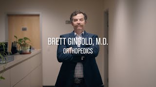 Brett Gingold MD Orthopedic Sports Medicine Surgeon [upl. by Pauwles]