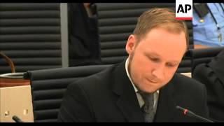 Norway  Mass killer Breivik declared sane and sentenced to prison for attacks  Breivik apologises [upl. by Kcirdled]