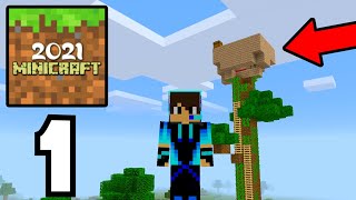 MiniCraft 2021  Survival Gameplay Walktrough Part 1 [upl. by Terb]