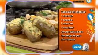 Crocante de abadejo con papas cremosas rellenas [upl. by Aidni]