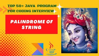 Java program to check Given String is Palindrome or Not  Palindrome String [upl. by Si64]