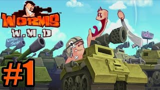 Worms WMD Gameplay Walkthrough Part 1  Campaign [upl. by Oam]