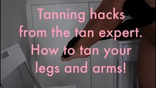 How to apply fake tan to your arms and legs  As told by fake tanning experts [upl. by Ezara]