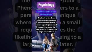 The Foot in the Door Phenomenon shorts education [upl. by Larena627]