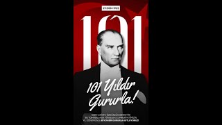 Türkiye Cumhuriyeti 101 Yıl Marşı Ai Production [upl. by Sonnie]