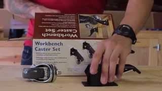 Rockler Workbench Caster Kit Review  Patrick Hosey [upl. by Rivard]