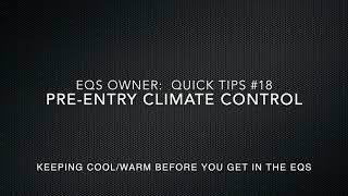 MercedesBenz EQS Tip 18 Settings up PreEntry Climate Control [upl. by Swayder]