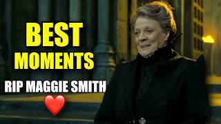 Top 10 Minerva McGonagall Moments A Tribute to Maggie Smith ❤️ RIP [upl. by Ingvar791]