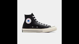 All Star Leather Chuck taylor Black Converse [upl. by Lyckman]