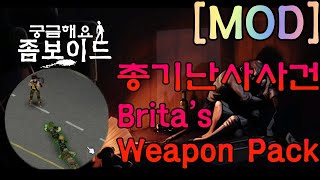 프로젝트 좀보이드 궁금해요프좀 Britas Weapon Pack 브리타 형님 [upl. by Sevik255]