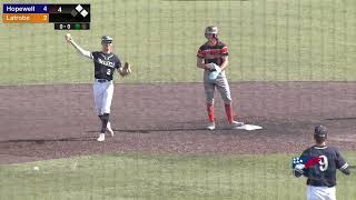 2023 WPIAL 4A Baseball Championship Latrobe vs Hopewell Highlights [upl. by Phedra]