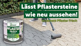 Lässt Pflastersteine wie neu aussehen  Ultrament Pflaster Frisch [upl. by Snook]