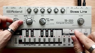 Roland TB303 Bass Line In Action [upl. by Laro]