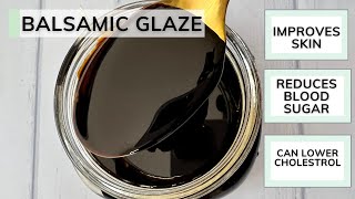 How to Make Balsamic Glaze  Balsamic Reduction Recipe without Sugar  Shorts [upl. by Howell292]