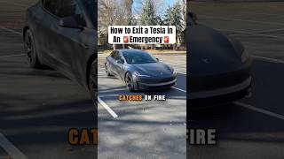 How to Get Out Of a Tesla If It Dies 🪫😳 [upl. by Fadiman249]