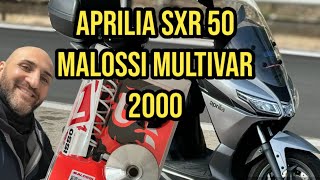 Aprilia sxr 50 kit Malossi multivar 2000 [upl. by Wenger603]