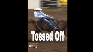 Roper Gets Tossed  Team Roping Events 2022 Shorts [upl. by Elades]