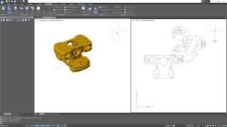 3D modeling and 2D parametric views in nanoCAD [upl. by Trebloc]