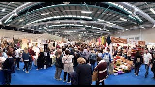 Fiera Creattiva Bergamo Natale 2018  handmade Nastri di Mirta Bottega di Elisa CreAttiva creazioni [upl. by Ajssatan]