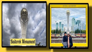 Baiterek Monument…observation tower in Astana… astana travel kazakhstan [upl. by Ayenat]