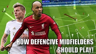 How Defencive Midfielders Should Play In Football  Complete Analysis  Kroos  Fabinho [upl. by Georg403]