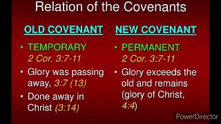 Its not if we are in the New Covenant the New Covenant has to be in you [upl. by Ailuig]