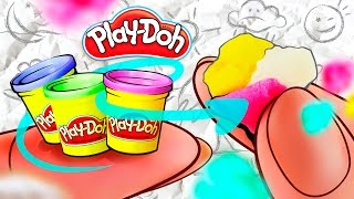 How To Make Miniature PLAYDOH  REAL HandMade PLAYDOH For Kids [upl. by Ahsemat]