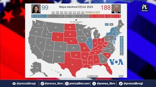 Cierran los centros de votaciones en EE UU ¿Trump o Harris al poder en estas elecciones [upl. by Enimrej]