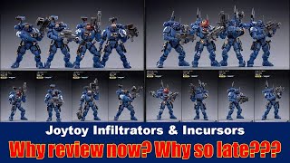 Why review now Late Joytoy Ultramarines 118 Infiltrators amp Incursors Warhammer40K action figures [upl. by Forlini640]