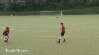 Soccer skills  Football Drills  Offensive and Defensive [upl. by Alekahs]