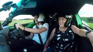 Mums high speed passenger ride around Cadwell Park in the Lotus Exige 430 Cup [upl. by Gustafson204]