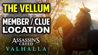 The Vellum Order Member amp Clue Location  AC Valhalla Order of the Ancients Guide [upl. by Venn555]