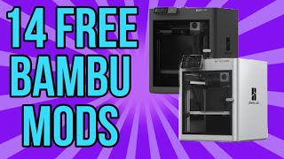 14 BEST MODS FOR BAMBU LAB P1S OR X1C [upl. by Adeline]