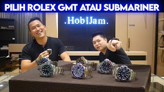 JAM TANGAN ROLEX YANG PALING DICARI DIDUNIA‼️ SUBMARINE VS GMT‼️ [upl. by Abra]