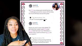 Cardi B ADMITS there is NO ALBUM coming after GOING OFF on a fan  Reaction [upl. by Dorran]