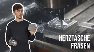 CNC FÜR ANFÄNGER  Wir fräsen eine Herztasche [upl. by Burkhart]