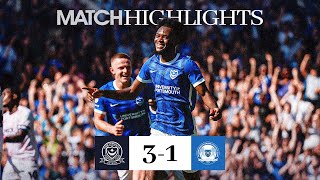 THREE POINTS 💪  Pompey 31 Peterborough United  Highlights [upl. by Lehcin]