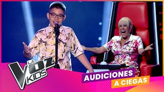 Thiago Elizalde canta quotSeñoritaquot  Audiciones a ciegas  La Voz Kids Uruguay 2023 [upl. by Eetnuahs]