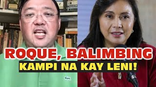 ROQUE KAMPI NA AGAD KAY LENI NASOBRAHAN SA PAGIGING BALIMBING [upl. by Hullda]