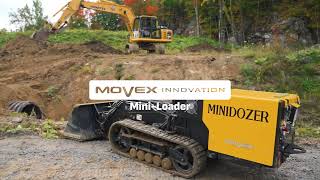 Movex  Box Culvert Cleaning with a MiniLoader [upl. by Halimak]