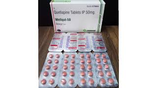 Wellqut 50 Tablets Quetiapine Tablets IP 50mg [upl. by Adaj494]