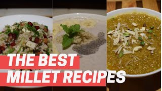 3 Easy Foxtail Millet Recipes  Breakfast Lunch Millet Recipes Millet Recipes in Hindi [upl. by Siriso]