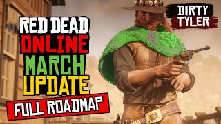 Red Dead Online March Update FULL Roadmap RDR2 Online Monthly Event [upl. by Sitnalta]