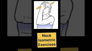 Neck isometric exercises physiotherapytreatment neckexercise viralvideo [upl. by Lotsyrk]