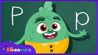 Letter P Song  THE KIBOOMERS Preschool Phonics Sounds  Uppercase amp Lowercase Letters [upl. by Migeon]