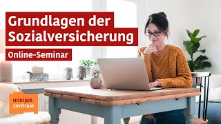 OnlineSeminar  Grundlagen der Sozialversicherung [upl. by Akirehs645]